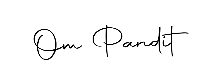 How to make Om Pandit signature? Autography-DOLnW is a professional autograph style. Create handwritten signature for Om Pandit name. Om Pandit signature style 10 images and pictures png