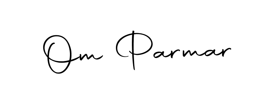 Use a signature maker to create a handwritten signature online. With this signature software, you can design (Autography-DOLnW) your own signature for name Om Parmar. Om Parmar signature style 10 images and pictures png