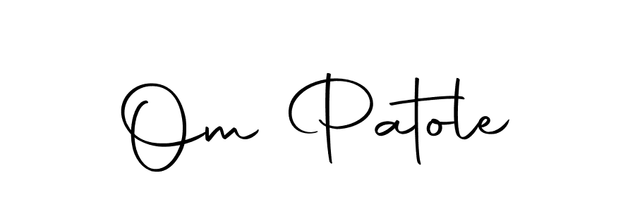 It looks lik you need a new signature style for name Om Patole. Design unique handwritten (Autography-DOLnW) signature with our free signature maker in just a few clicks. Om Patole signature style 10 images and pictures png