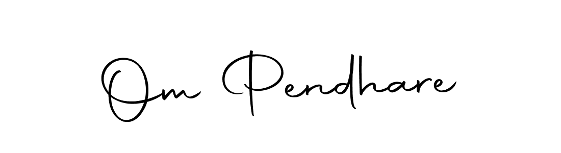 Make a short Om Pendhare signature style. Manage your documents anywhere anytime using Autography-DOLnW. Create and add eSignatures, submit forms, share and send files easily. Om Pendhare signature style 10 images and pictures png