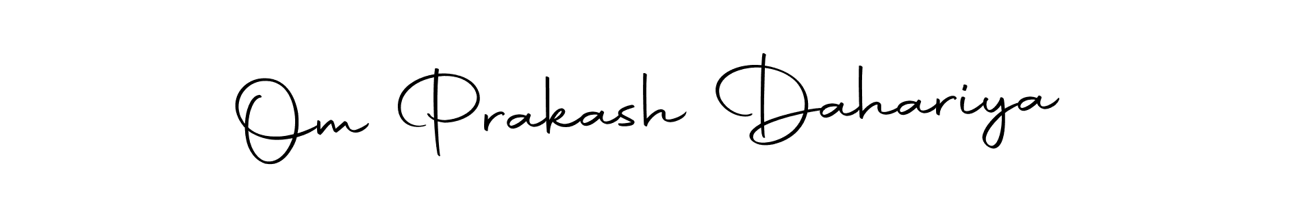 The best way (Autography-DOLnW) to make a short signature is to pick only two or three words in your name. The name Om Prakash Dahariya include a total of six letters. For converting this name. Om Prakash Dahariya signature style 10 images and pictures png