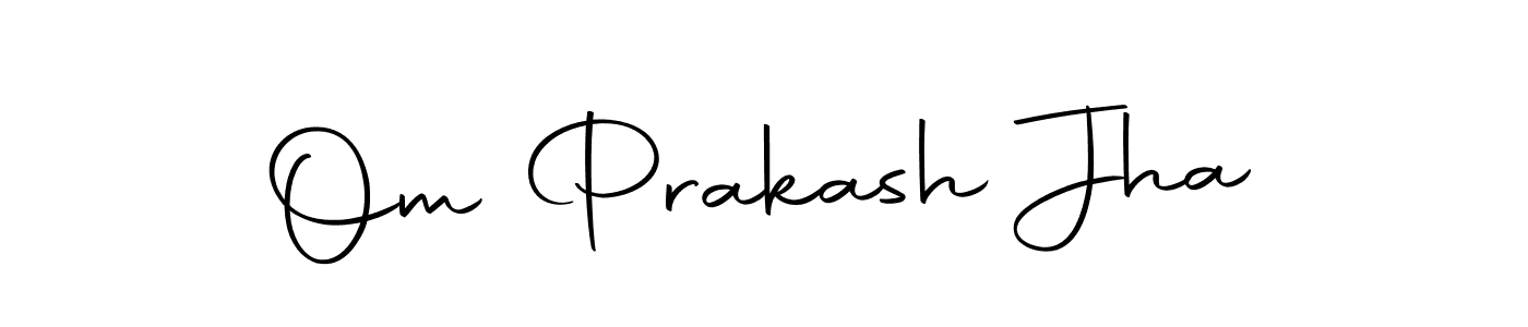 Make a beautiful signature design for name Om Prakash Jha. With this signature (Autography-DOLnW) style, you can create a handwritten signature for free. Om Prakash Jha signature style 10 images and pictures png