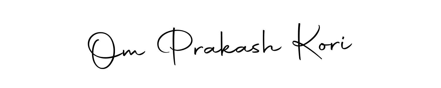 Also we have Om Prakash Kori name is the best signature style. Create professional handwritten signature collection using Autography-DOLnW autograph style. Om Prakash Kori signature style 10 images and pictures png