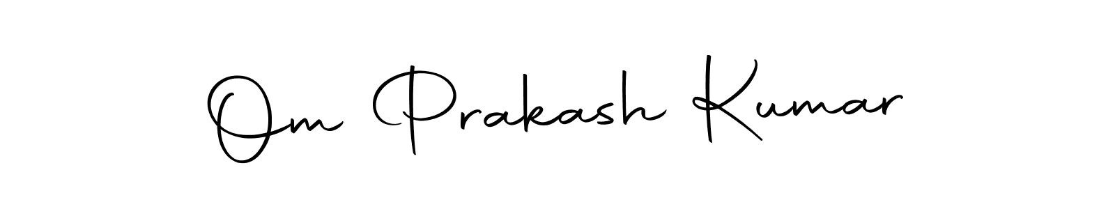 Design your own signature with our free online signature maker. With this signature software, you can create a handwritten (Autography-DOLnW) signature for name Om Prakash Kumar. Om Prakash Kumar signature style 10 images and pictures png