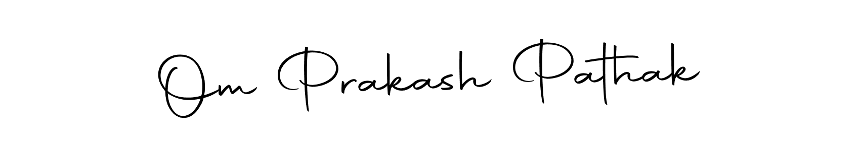 Autography-DOLnW is a professional signature style that is perfect for those who want to add a touch of class to their signature. It is also a great choice for those who want to make their signature more unique. Get Om Prakash Pathak name to fancy signature for free. Om Prakash Pathak signature style 10 images and pictures png