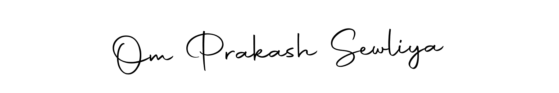 The best way (Autography-DOLnW) to make a short signature is to pick only two or three words in your name. The name Om Prakash Sewliya include a total of six letters. For converting this name. Om Prakash Sewliya signature style 10 images and pictures png