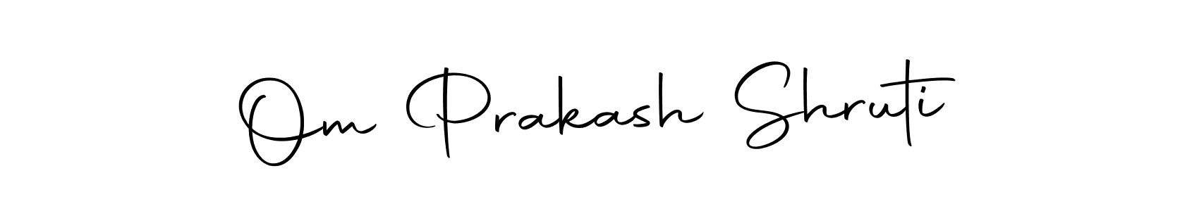 Design your own signature with our free online signature maker. With this signature software, you can create a handwritten (Autography-DOLnW) signature for name Om Prakash Shruti. Om Prakash Shruti signature style 10 images and pictures png