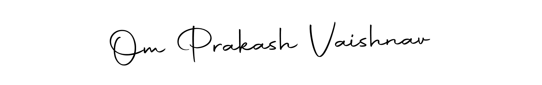 Make a beautiful signature design for name Om Prakash Vaishnav. With this signature (Autography-DOLnW) style, you can create a handwritten signature for free. Om Prakash Vaishnav signature style 10 images and pictures png