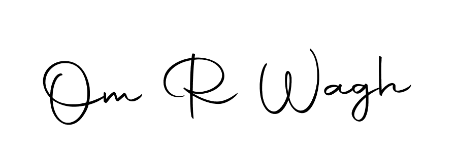 Design your own signature with our free online signature maker. With this signature software, you can create a handwritten (Autography-DOLnW) signature for name Om R Wagh. Om R Wagh signature style 10 images and pictures png