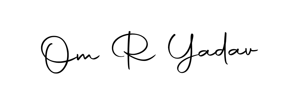 Use a signature maker to create a handwritten signature online. With this signature software, you can design (Autography-DOLnW) your own signature for name Om R Yadav. Om R Yadav signature style 10 images and pictures png