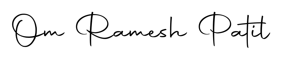 Create a personalized artistic stamp with Om Ramesh Patil in Autography-DOLnW font. Perfect for visual artists, designers, and influencers. Om Ramesh Patil signature style 10 images and pictures png