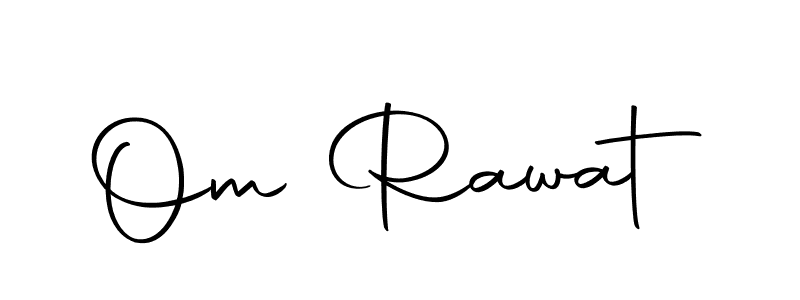 Make a beautiful signature design for name Om Rawat. With this signature (Autography-DOLnW) style, you can create a handwritten signature for free. Om Rawat signature style 10 images and pictures png