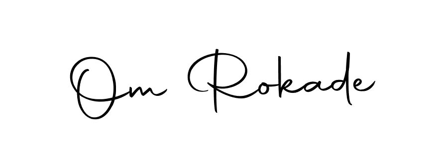 Make a beautiful signature design for name Om Rokade. Use this online signature maker to create a handwritten signature for free. Om Rokade signature style 10 images and pictures png