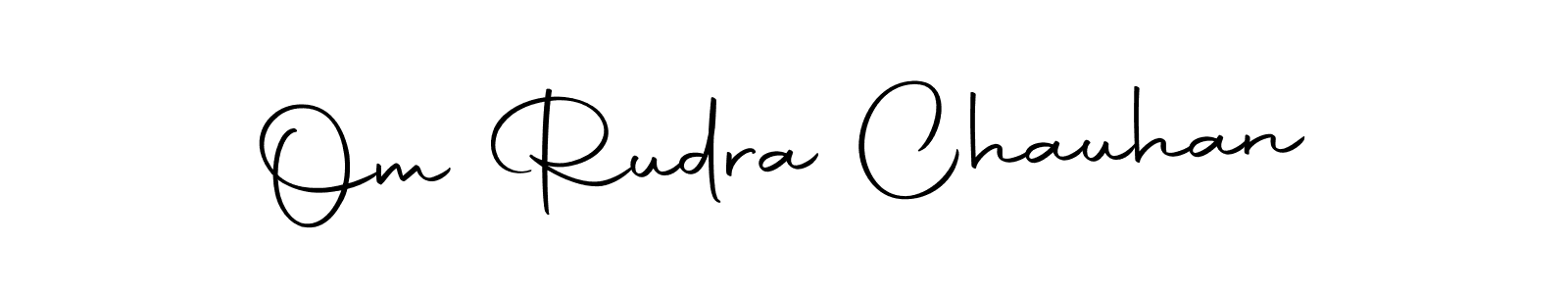 Make a beautiful signature design for name Om Rudra Chauhan. Use this online signature maker to create a handwritten signature for free. Om Rudra Chauhan signature style 10 images and pictures png