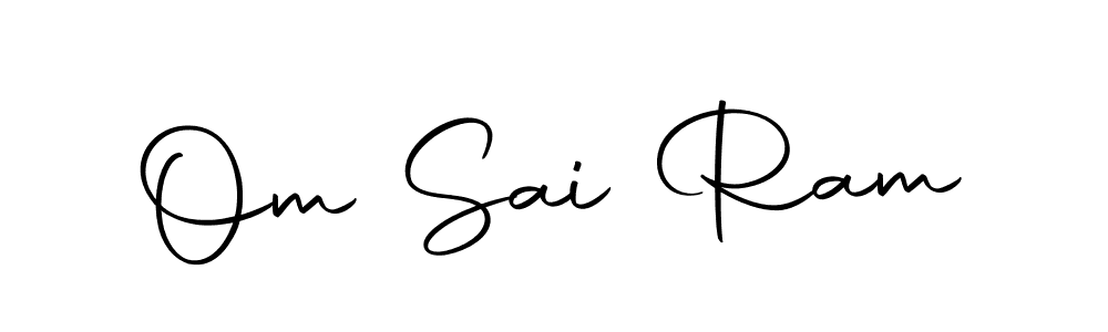 Make a beautiful signature design for name Om Sai Ram. With this signature (Autography-DOLnW) style, you can create a handwritten signature for free. Om Sai Ram signature style 10 images and pictures png