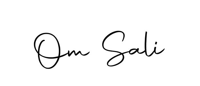 Use a signature maker to create a handwritten signature online. With this signature software, you can design (Autography-DOLnW) your own signature for name Om Sali. Om Sali signature style 10 images and pictures png