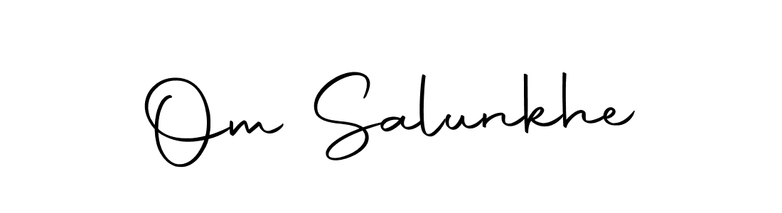 Make a beautiful signature design for name Om Salunkhe. Use this online signature maker to create a handwritten signature for free. Om Salunkhe signature style 10 images and pictures png
