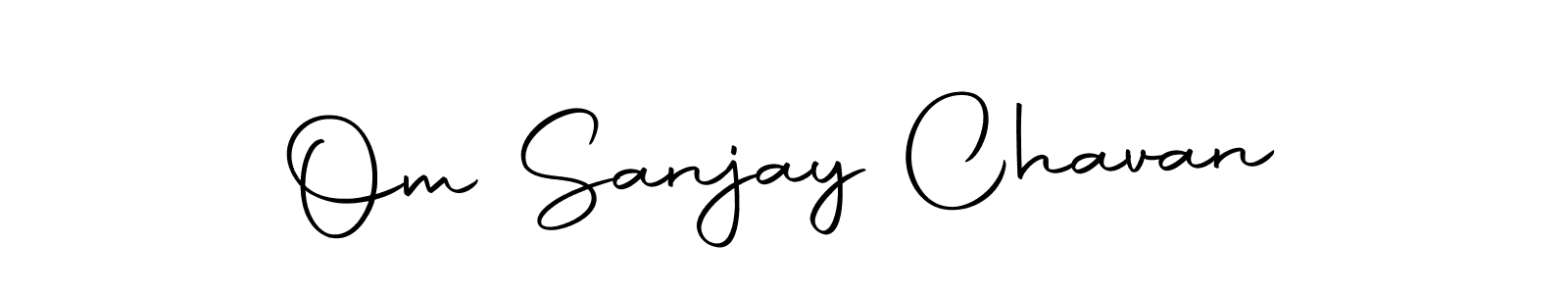 Om Sanjay Chavan stylish signature style. Best Handwritten Sign (Autography-DOLnW) for my name. Handwritten Signature Collection Ideas for my name Om Sanjay Chavan. Om Sanjay Chavan signature style 10 images and pictures png