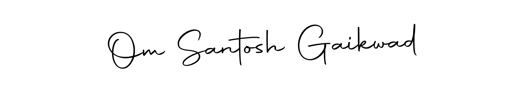 The best way (Autography-DOLnW) to make a short signature is to pick only two or three words in your name. The name Om Santosh Gaikwad include a total of six letters. For converting this name. Om Santosh Gaikwad signature style 10 images and pictures png