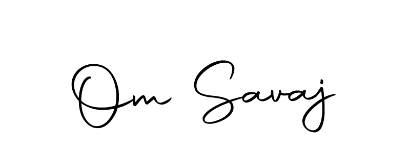 Make a beautiful signature design for name Om Savaj. Use this online signature maker to create a handwritten signature for free. Om Savaj signature style 10 images and pictures png