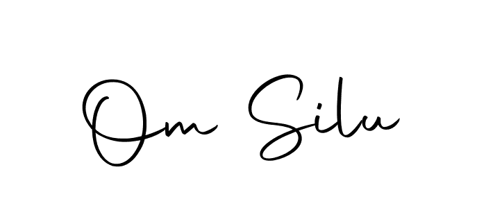 It looks lik you need a new signature style for name Om Silu. Design unique handwritten (Autography-DOLnW) signature with our free signature maker in just a few clicks. Om Silu signature style 10 images and pictures png