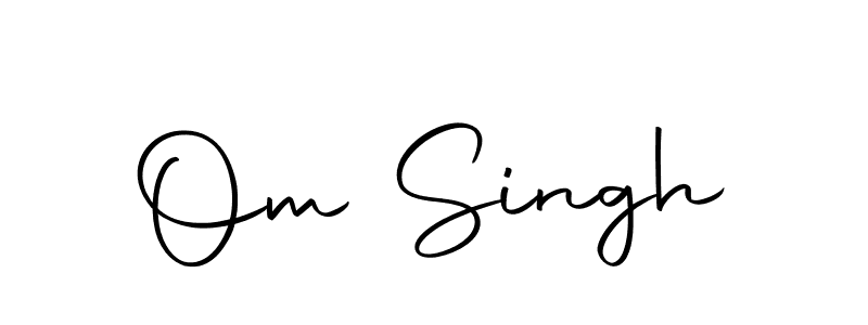 Design your own signature with our free online signature maker. With this signature software, you can create a handwritten (Autography-DOLnW) signature for name Om Singh. Om Singh signature style 10 images and pictures png