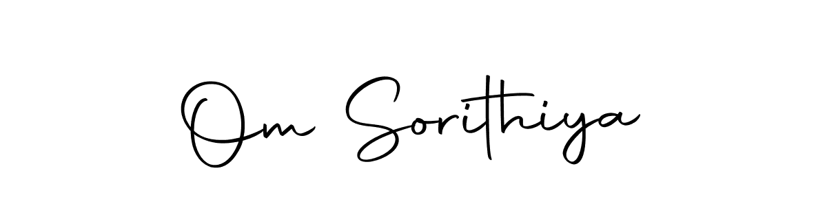 Design your own signature with our free online signature maker. With this signature software, you can create a handwritten (Autography-DOLnW) signature for name Om Sorithiya. Om Sorithiya signature style 10 images and pictures png