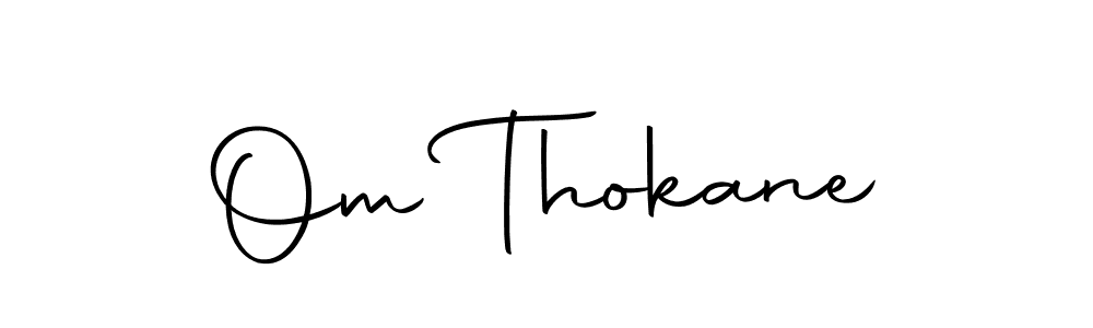 How to make Om Thokane signature? Autography-DOLnW is a professional autograph style. Create handwritten signature for Om Thokane name. Om Thokane signature style 10 images and pictures png