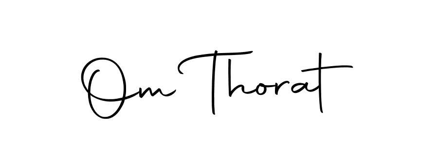 Om Thorat stylish signature style. Best Handwritten Sign (Autography-DOLnW) for my name. Handwritten Signature Collection Ideas for my name Om Thorat. Om Thorat signature style 10 images and pictures png