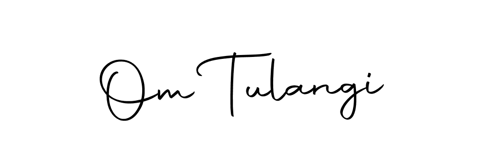Create a beautiful signature design for name Om Tulangi. With this signature (Autography-DOLnW) fonts, you can make a handwritten signature for free. Om Tulangi signature style 10 images and pictures png