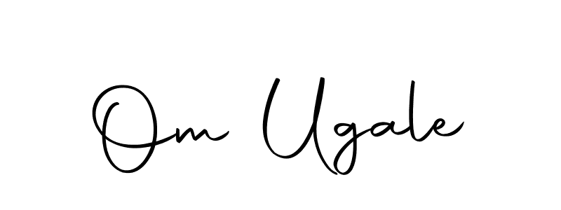 Design your own signature with our free online signature maker. With this signature software, you can create a handwritten (Autography-DOLnW) signature for name Om Ugale. Om Ugale signature style 10 images and pictures png