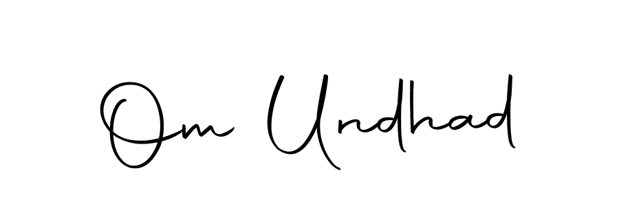 How to make Om Undhad signature? Autography-DOLnW is a professional autograph style. Create handwritten signature for Om Undhad name. Om Undhad signature style 10 images and pictures png