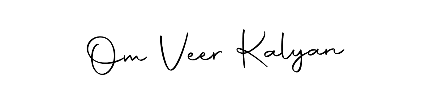 Make a beautiful signature design for name Om Veer Kalyan. With this signature (Autography-DOLnW) style, you can create a handwritten signature for free. Om Veer Kalyan signature style 10 images and pictures png