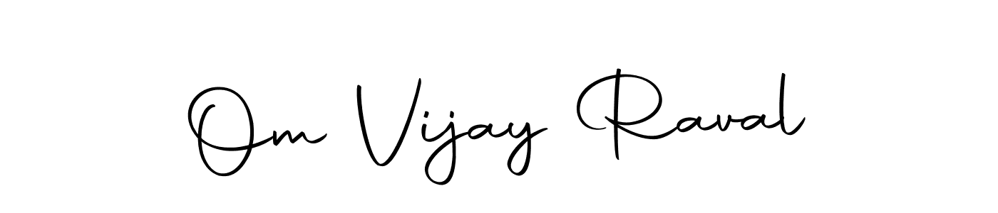 Also we have Om Vijay Raval name is the best signature style. Create professional handwritten signature collection using Autography-DOLnW autograph style. Om Vijay Raval signature style 10 images and pictures png