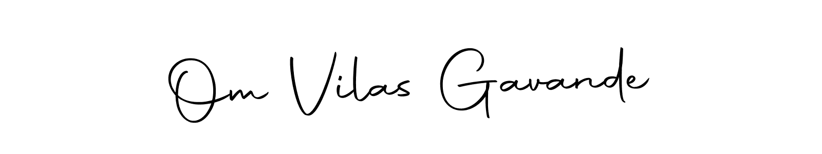 Om Vilas Gavande stylish signature style. Best Handwritten Sign (Autography-DOLnW) for my name. Handwritten Signature Collection Ideas for my name Om Vilas Gavande. Om Vilas Gavande signature style 10 images and pictures png