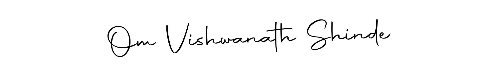 Make a beautiful signature design for name Om Vishwanath Shinde. With this signature (Autography-DOLnW) style, you can create a handwritten signature for free. Om Vishwanath Shinde signature style 10 images and pictures png
