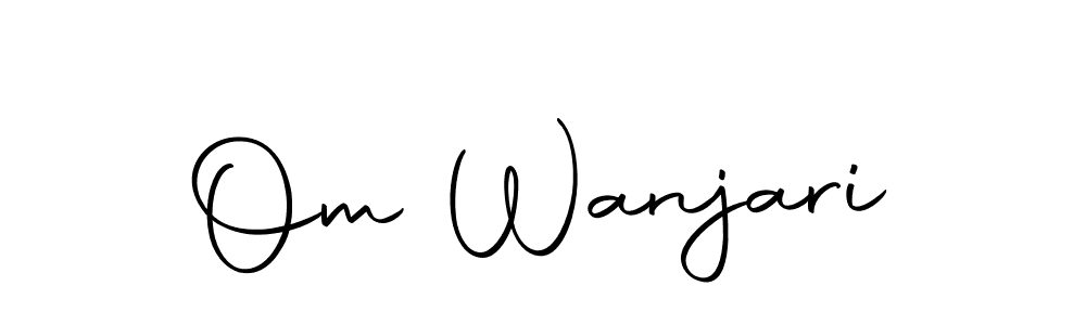 You can use this online signature creator to create a handwritten signature for the name Om Wanjari. This is the best online autograph maker. Om Wanjari signature style 10 images and pictures png