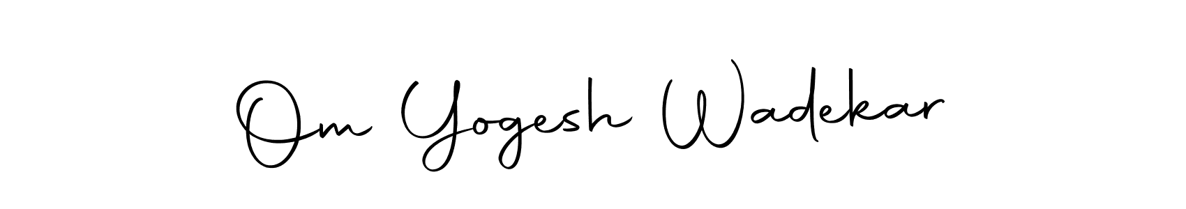 Use a signature maker to create a handwritten signature online. With this signature software, you can design (Autography-DOLnW) your own signature for name Om Yogesh Wadekar. Om Yogesh Wadekar signature style 10 images and pictures png