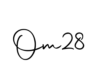 You should practise on your own different ways (Autography-DOLnW) to write your name (Om28) in signature. don't let someone else do it for you. Om28 signature style 10 images and pictures png
