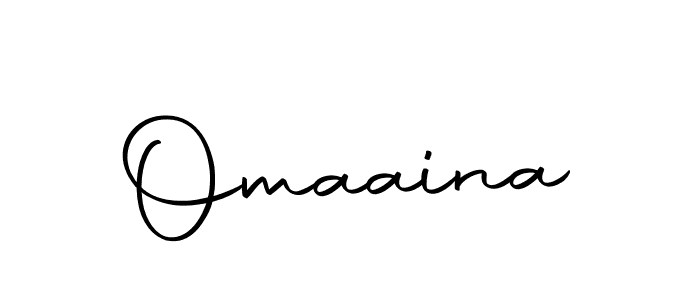 Use a signature maker to create a handwritten signature online. With this signature software, you can design (Autography-DOLnW) your own signature for name Omaaina. Omaaina signature style 10 images and pictures png