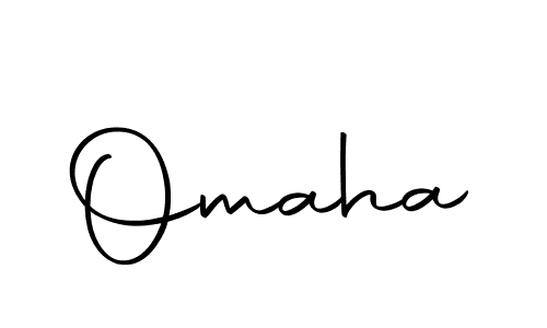 Create a beautiful signature design for name Omaha. With this signature (Autography-DOLnW) fonts, you can make a handwritten signature for free. Omaha signature style 10 images and pictures png