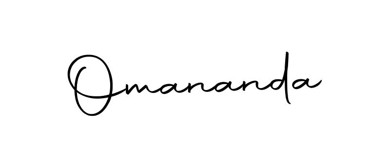 How to make Omananda name signature. Use Autography-DOLnW style for creating short signs online. This is the latest handwritten sign. Omananda signature style 10 images and pictures png