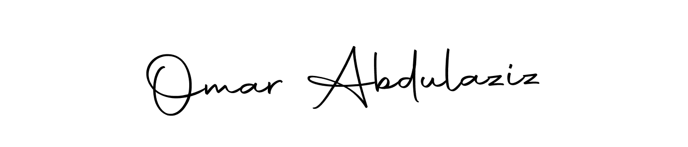 Use a signature maker to create a handwritten signature online. With this signature software, you can design (Autography-DOLnW) your own signature for name Omar Abdulaziz. Omar Abdulaziz signature style 10 images and pictures png