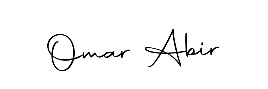 if you are searching for the best signature style for your name Omar Abir. so please give up your signature search. here we have designed multiple signature styles  using Autography-DOLnW. Omar Abir signature style 10 images and pictures png