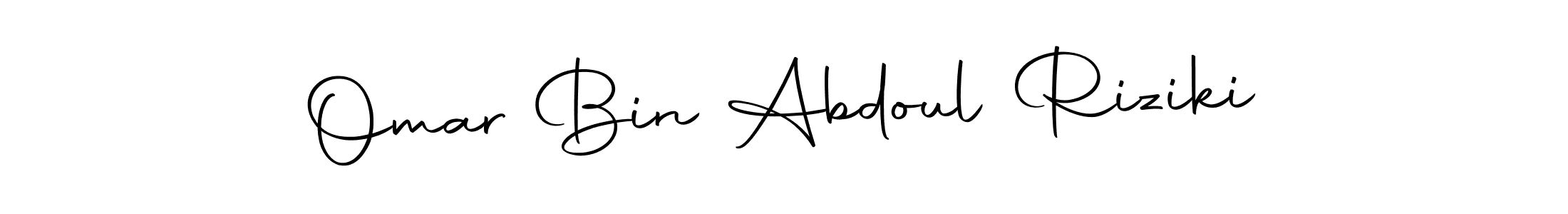 Design your own signature with our free online signature maker. With this signature software, you can create a handwritten (Autography-DOLnW) signature for name Omar Bin Abdoul Riziki. Omar Bin Abdoul Riziki signature style 10 images and pictures png