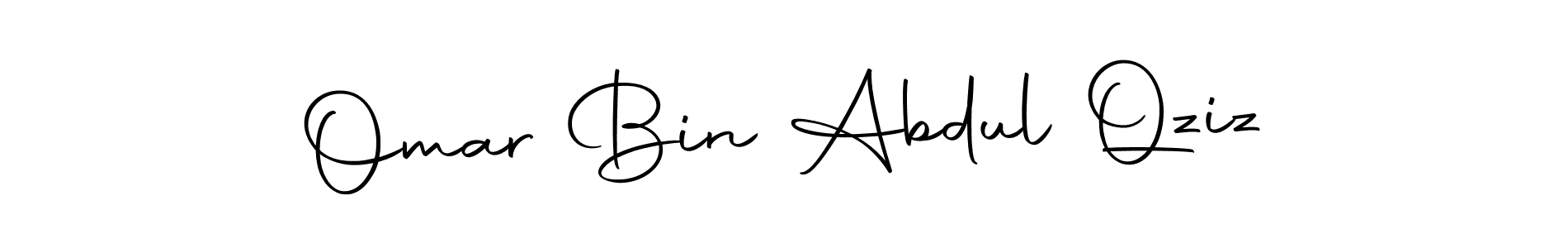 Omar Bin Abdul Qziz stylish signature style. Best Handwritten Sign (Autography-DOLnW) for my name. Handwritten Signature Collection Ideas for my name Omar Bin Abdul Qziz. Omar Bin Abdul Qziz signature style 10 images and pictures png