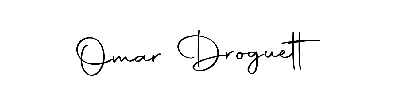 Design your own signature with our free online signature maker. With this signature software, you can create a handwritten (Autography-DOLnW) signature for name Omar Droguett. Omar Droguett signature style 10 images and pictures png