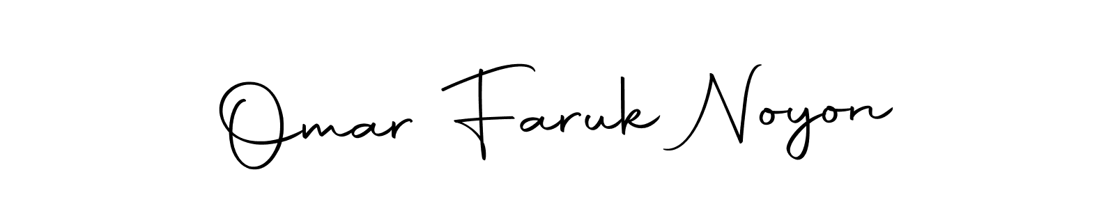 Make a beautiful signature design for name Omar Faruk Noyon. With this signature (Autography-DOLnW) style, you can create a handwritten signature for free. Omar Faruk Noyon signature style 10 images and pictures png
