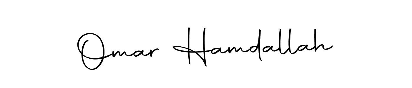 Design your own signature with our free online signature maker. With this signature software, you can create a handwritten (Autography-DOLnW) signature for name Omar Hamdallah. Omar Hamdallah signature style 10 images and pictures png