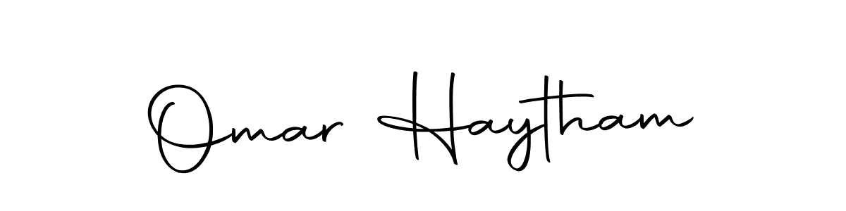 Design your own signature with our free online signature maker. With this signature software, you can create a handwritten (Autography-DOLnW) signature for name Omar Haytham. Omar Haytham signature style 10 images and pictures png